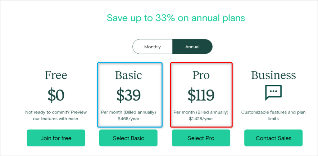 teachable platform pricing