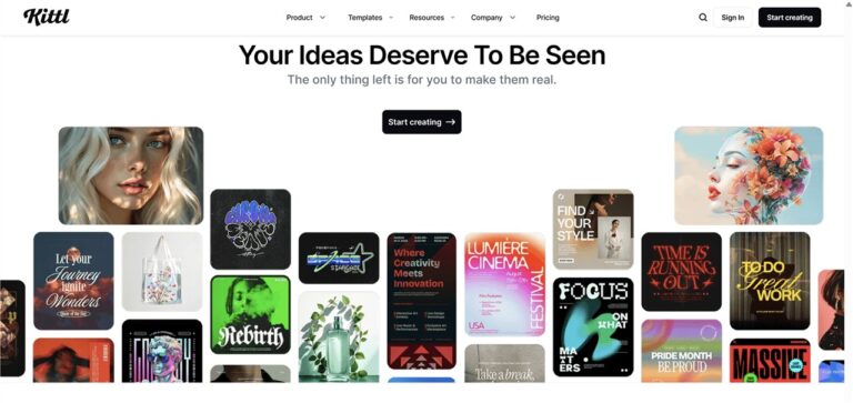 kittl website
