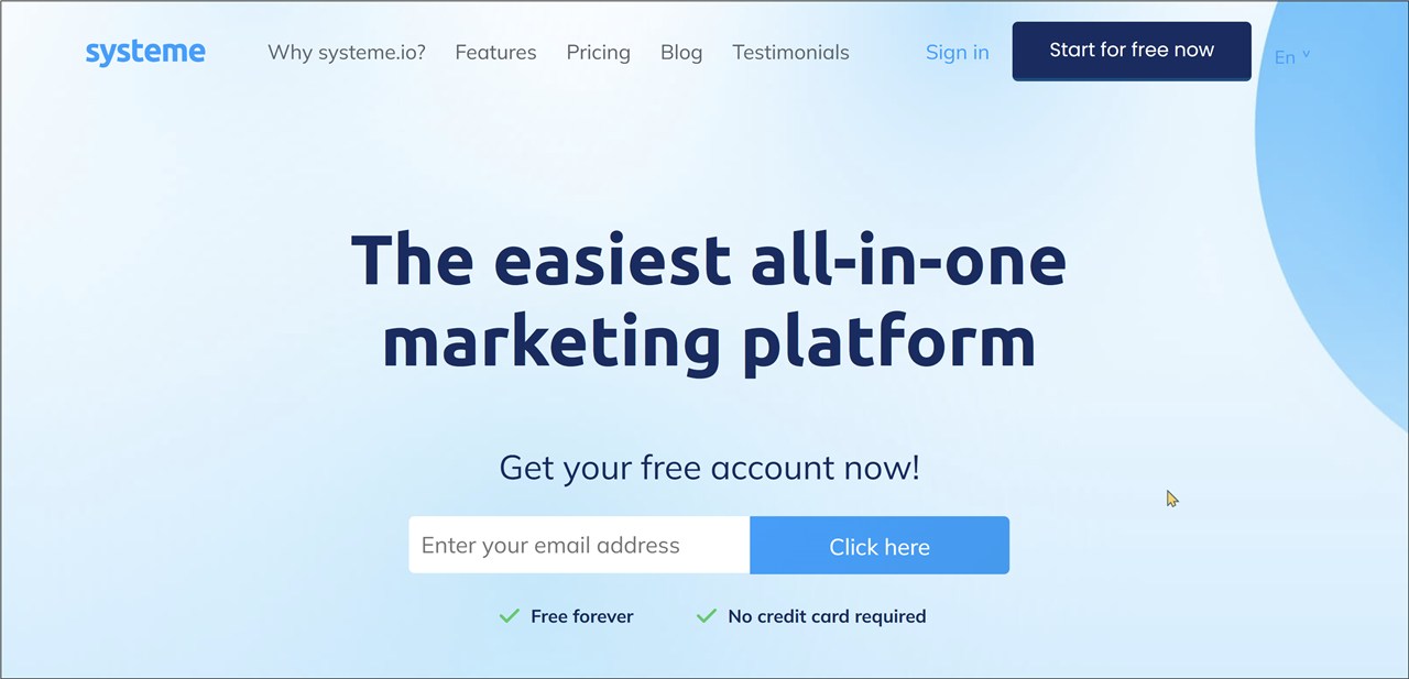 systeme io course platform