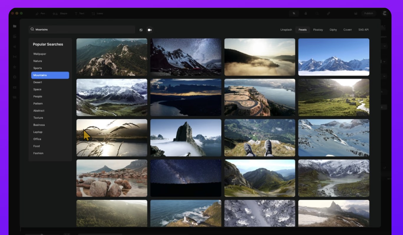 CreateStudio Stock Libraries