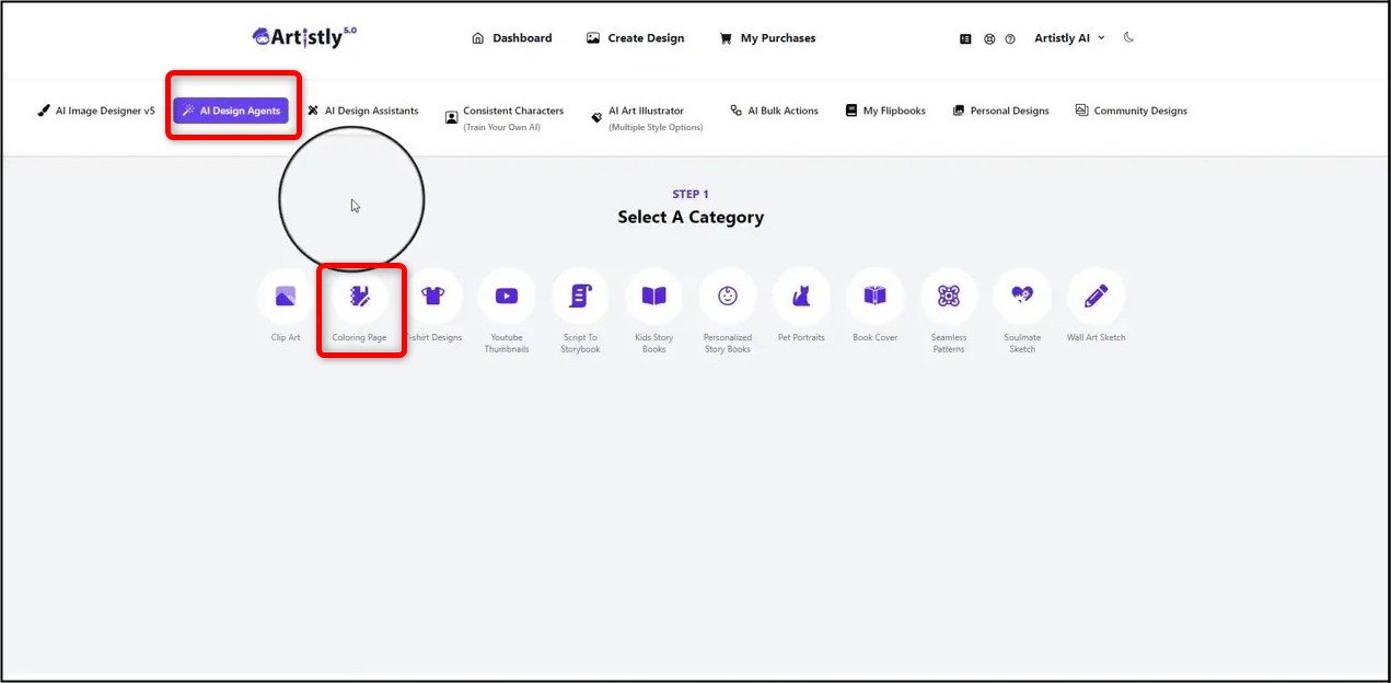 coloring page generator