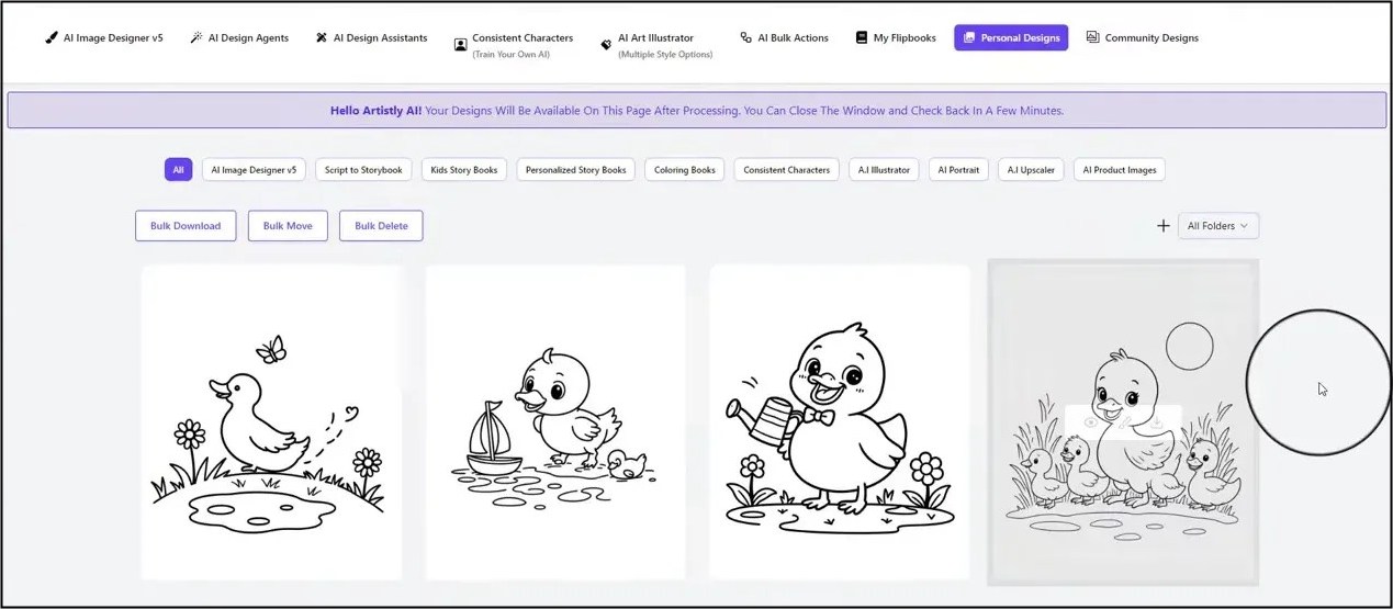 coloring book generator