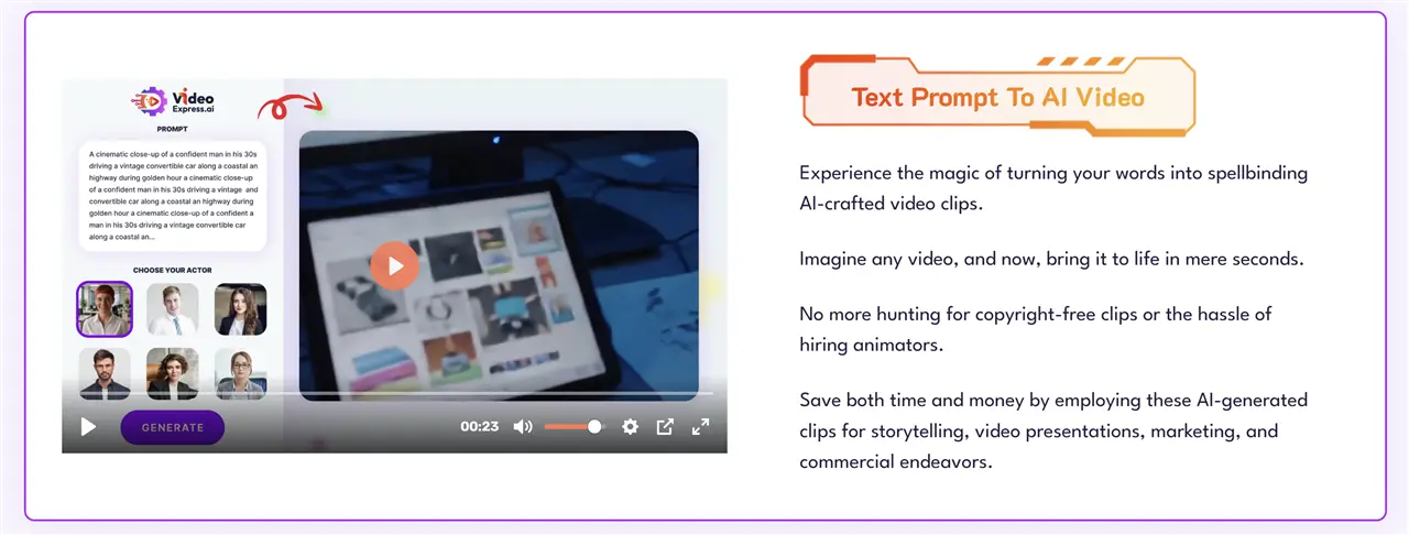 videoexpress ai text to video