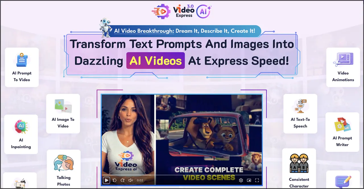 videoexpress ai website